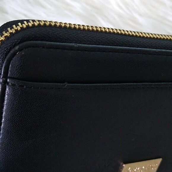 Deux Lux Ravello Crystal Embellished Woven Stripe Zip Around Wallet - Picture 11 of 15